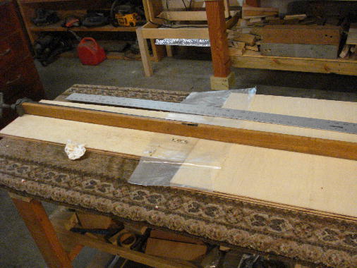 33 - Glue and clamp broken fallboard strip.